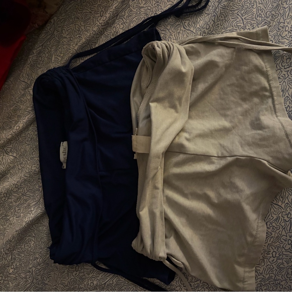 Navy and Light Gray Tank Tops - Layering Basics